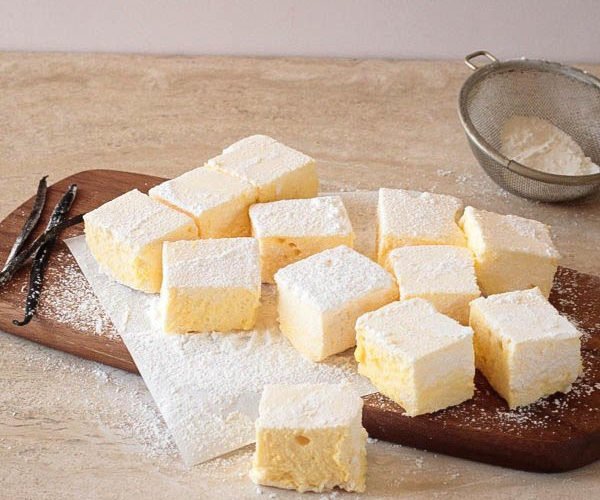 Vanilla and Passion fruit marshmallows