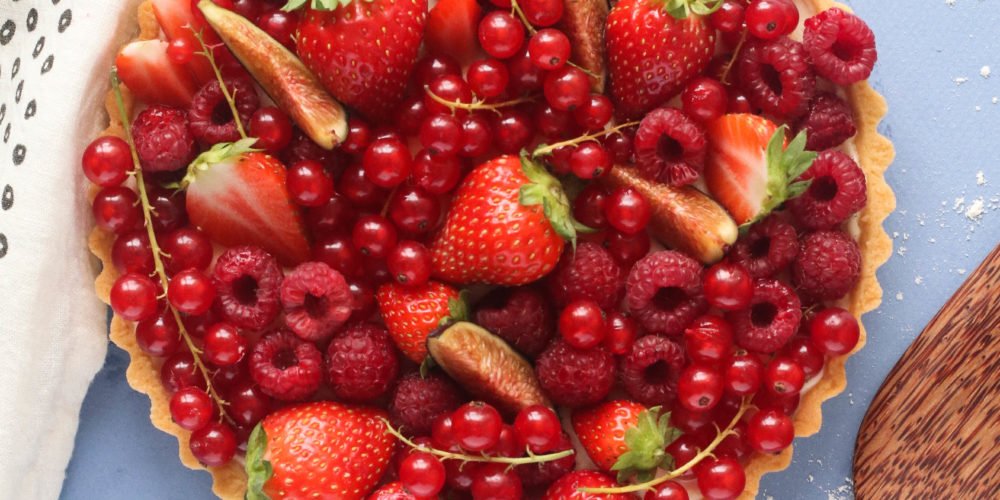 Tarta de frutos rojos para celebrar el verano