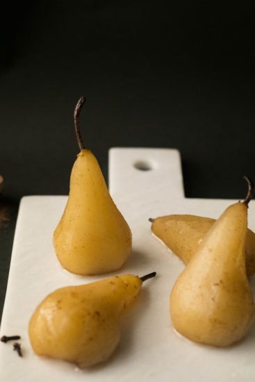 Pears and almonds